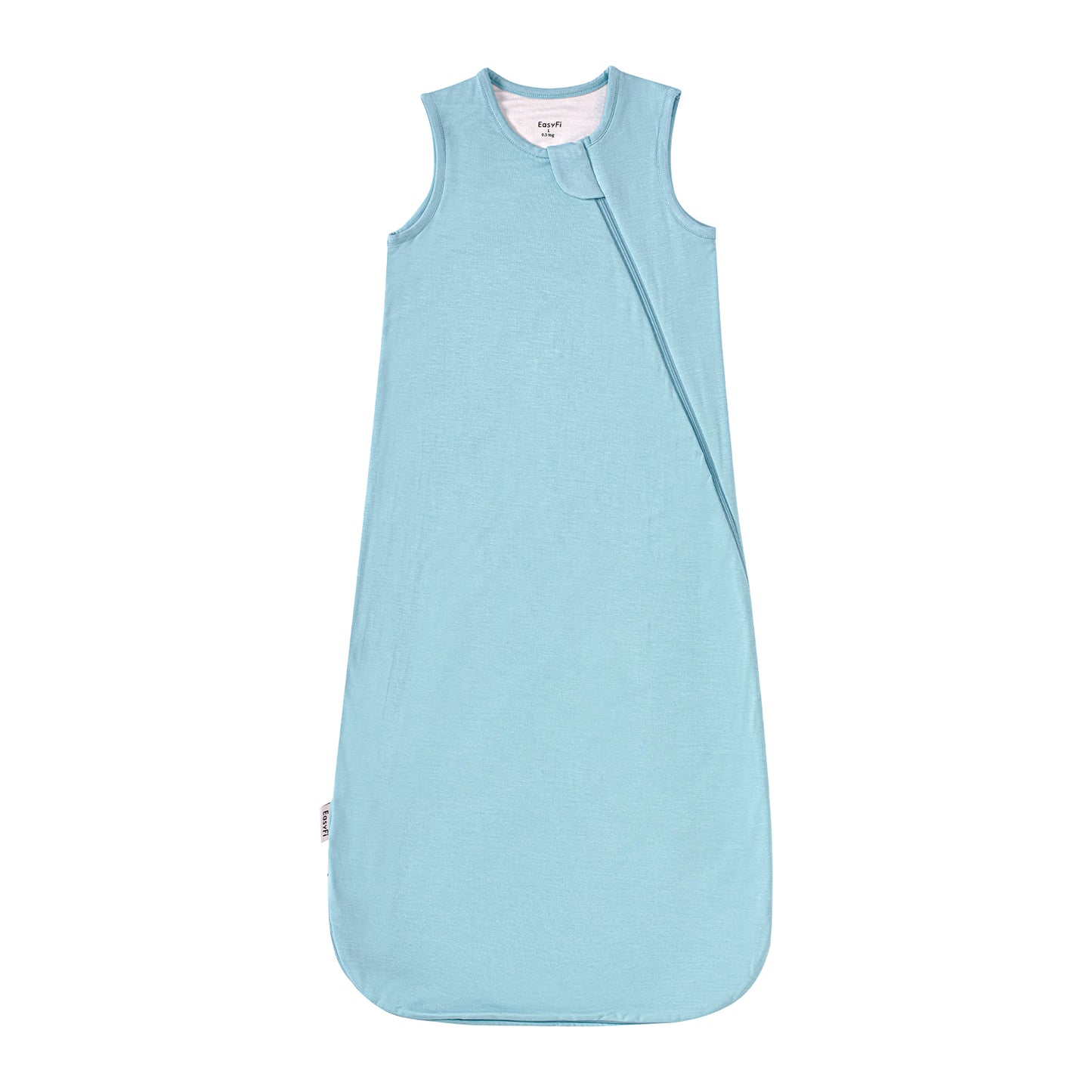 EasyFi Rayon Made From Bamboo Sleep Sack 0.5 Tog 0-36 Months Summer Sleep Sack 2-Way Zipper Super Soft Viscose Sleeping Bag Lightweight Baby Wearable Blanket Thin Blue