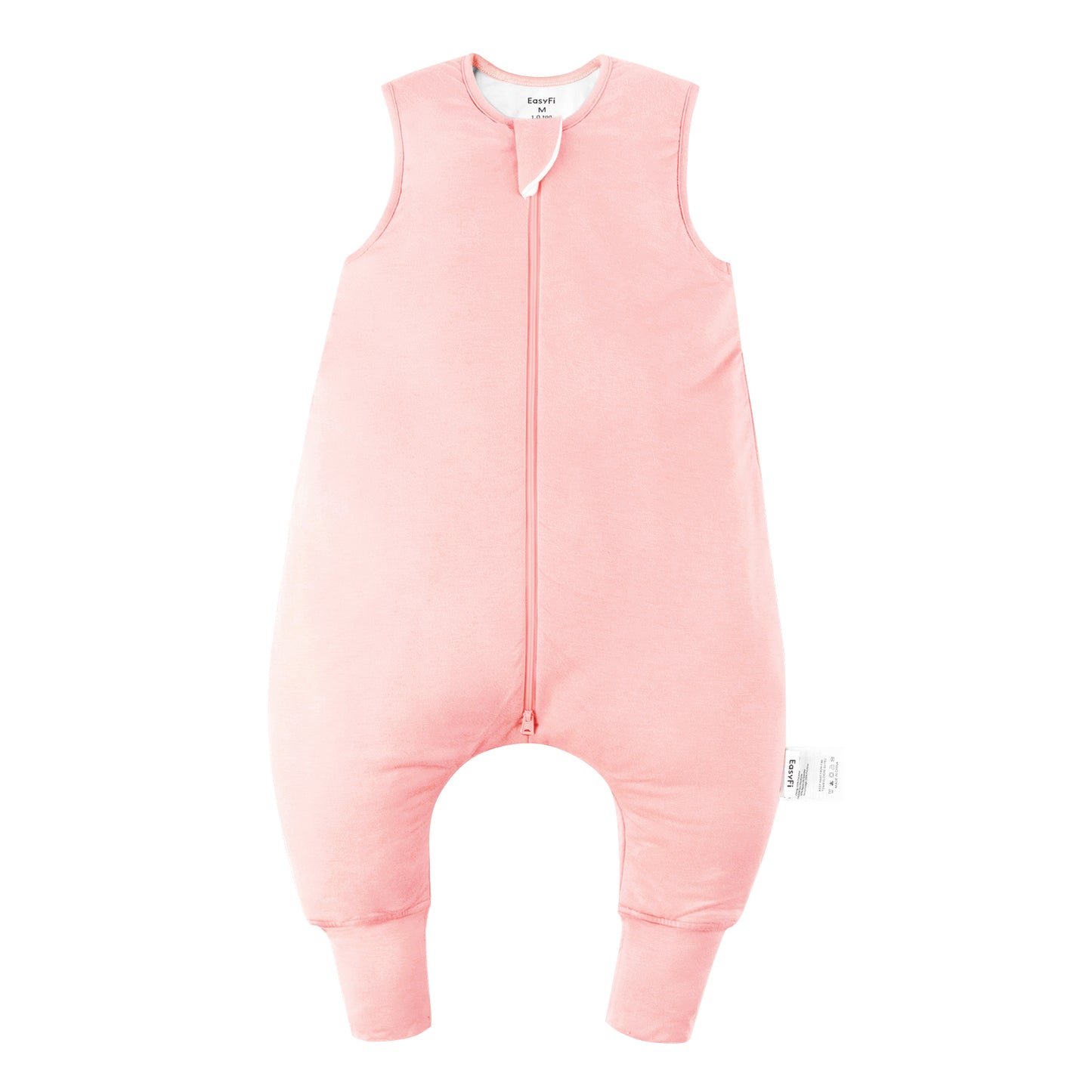 EasyFi Rayon Made from Bamboo Toddler Sleep Sack with Feet 1.0 Tog Baby Sleep Sack 6-48 Months Ultra Soft Baby Wearable Blanket with Legs Unisex Sleeping Bag with 2-Way Zipper Pink